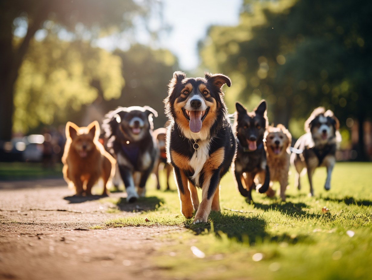 chien sportif