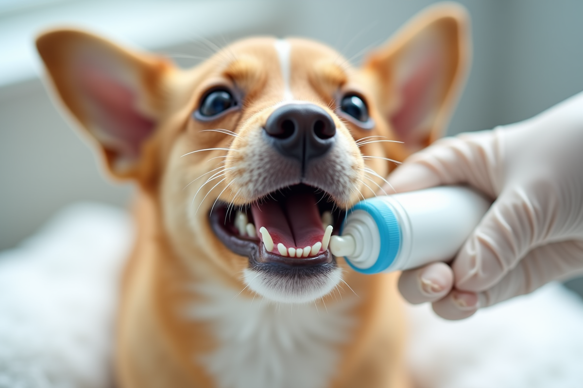 chien  brossage