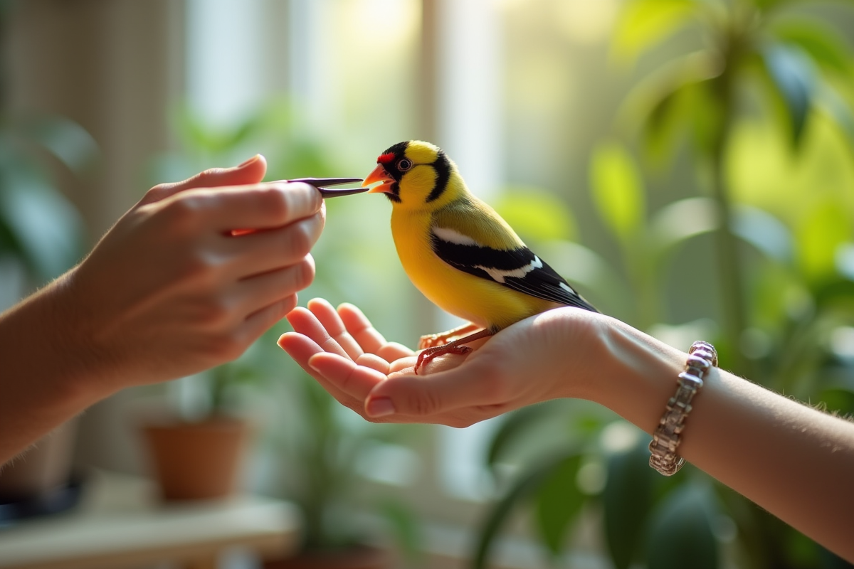 oiseau captivité