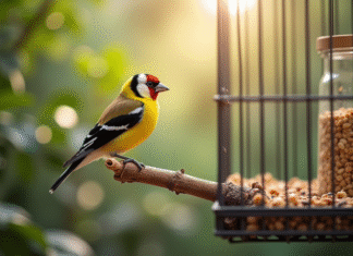 Soins des chardonnerets élégants en captivité