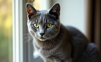 Gracieuses caractéristiques des races de chat grise : élégance et raffinement